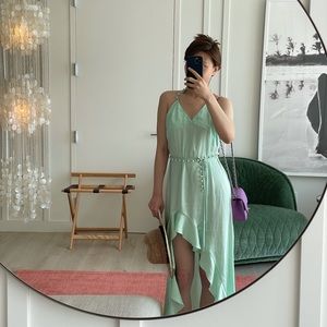 For love and lemons satin pearl dress